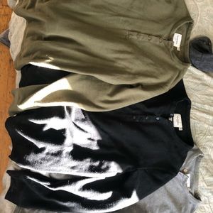 Goodfellow Henley long sleeve shirt bundle